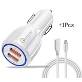 Car USB Charger Quick Charge 3.0 2.0 Mobile Phone Charger